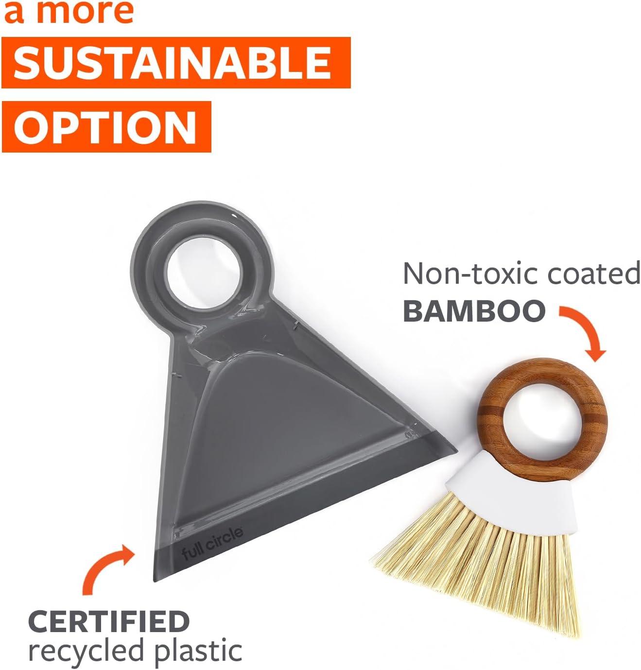 Full Circle 233689 Tiny Team Mini Brush and Dustpan Set