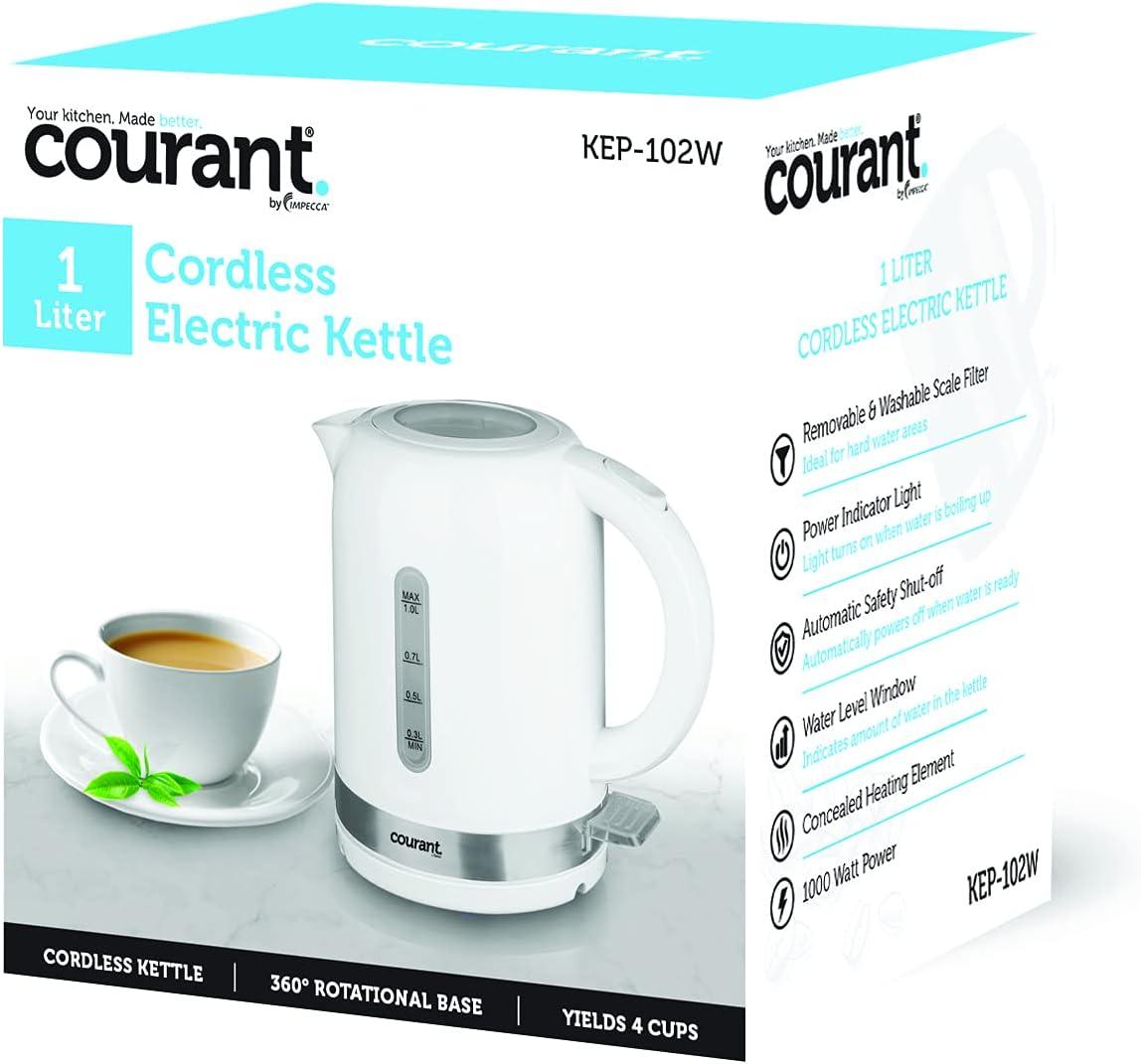 Courant Cordless Kettle - White