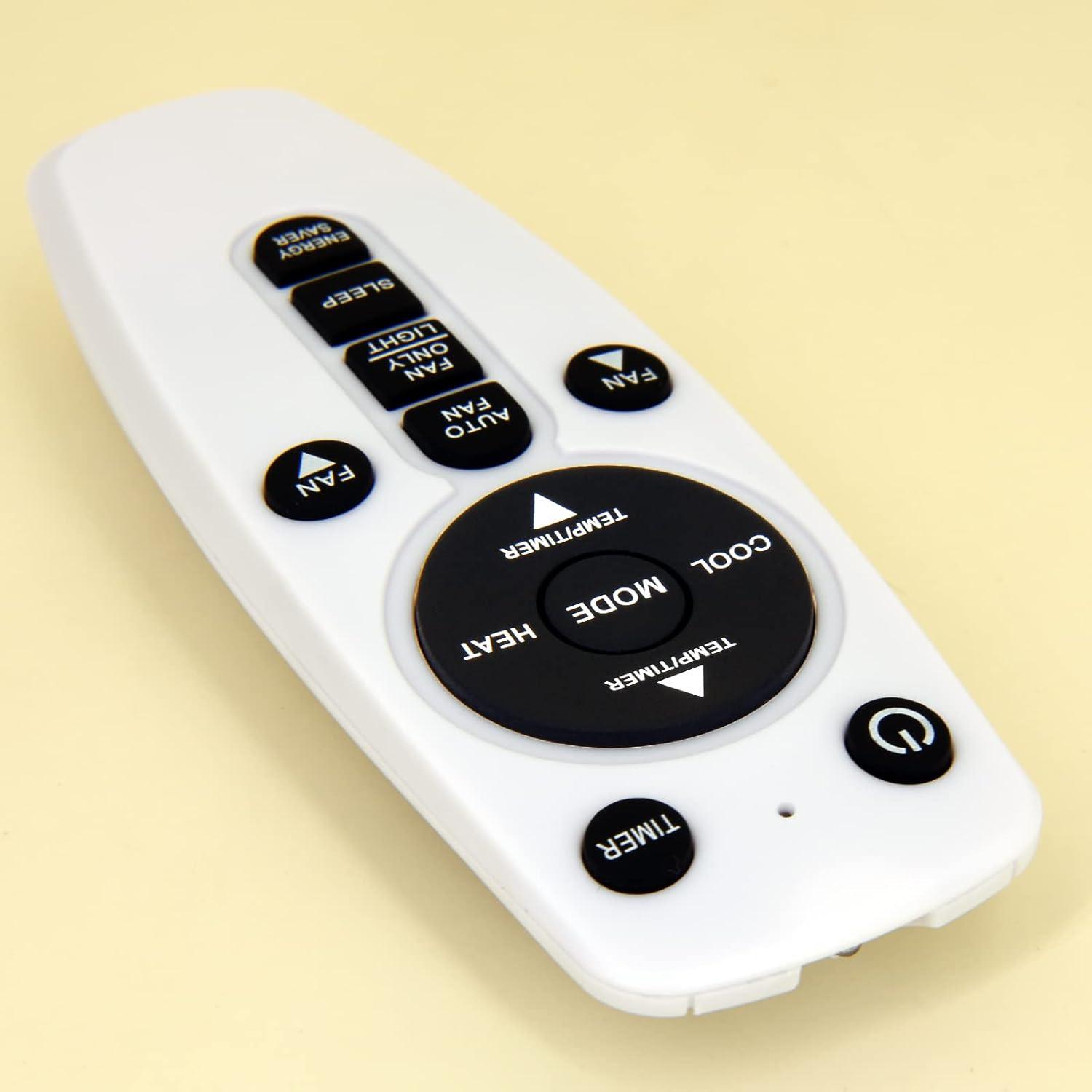 White and Blue Replacement Remote Control for Frigidaire Air Conditioner