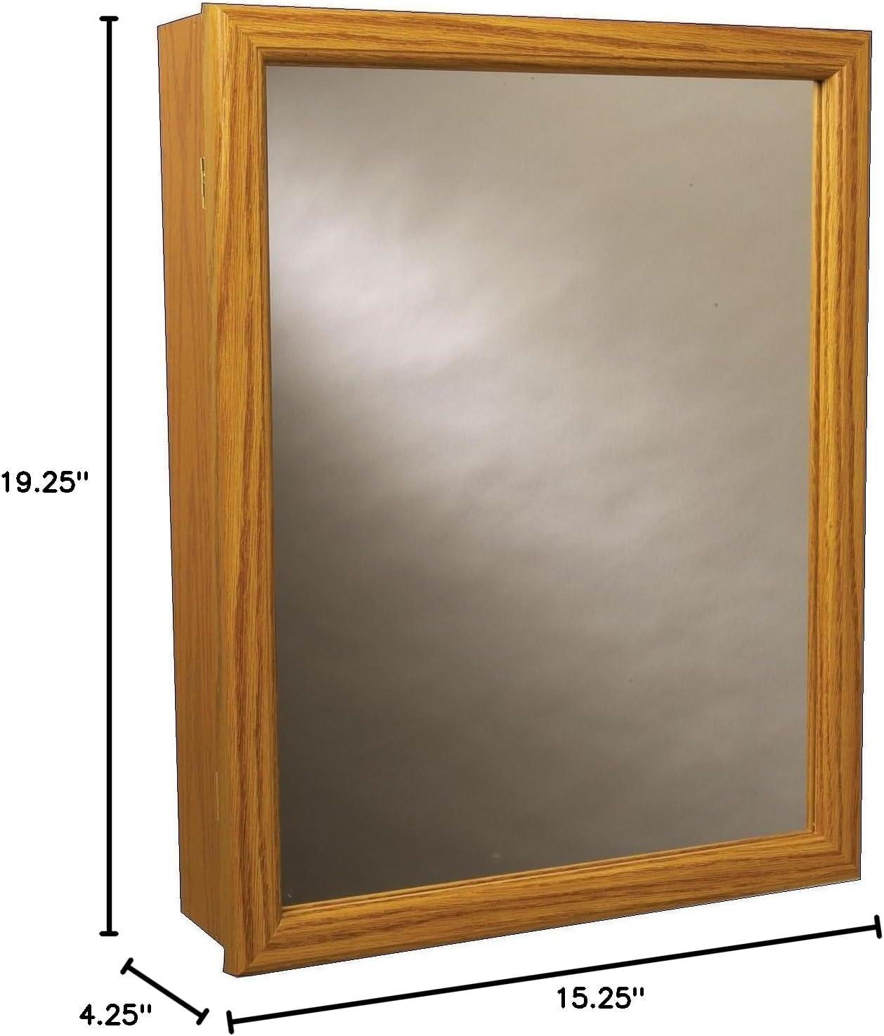 Zenith Products 19.25 in. H X 15.5 in. W X 4.5 in. D Rectangle Medicine Cabinet/Mirror