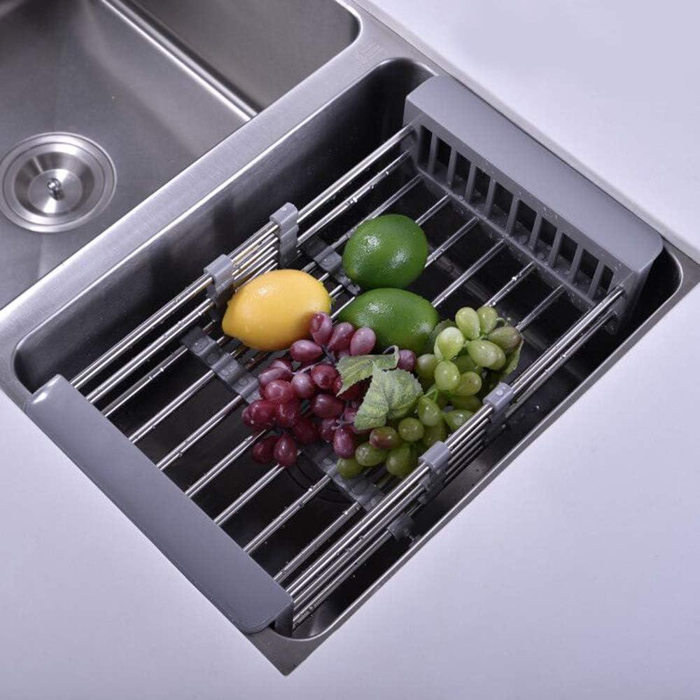 Adjustable Stainless Steel Over-Sink Dish Drying Rack