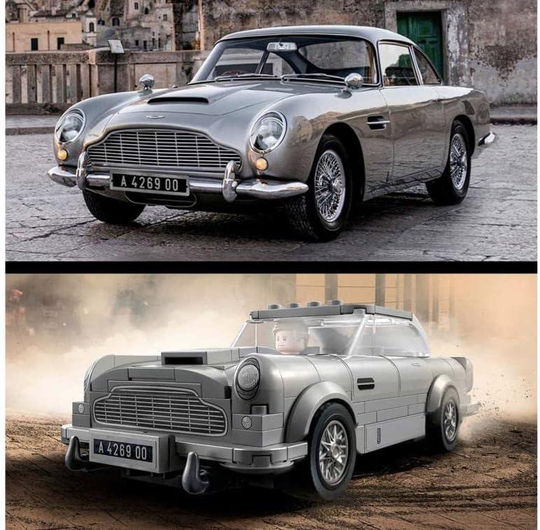 Gray LEGO Speed Champions 007 Aston Martin DB5 Toy Building Kit