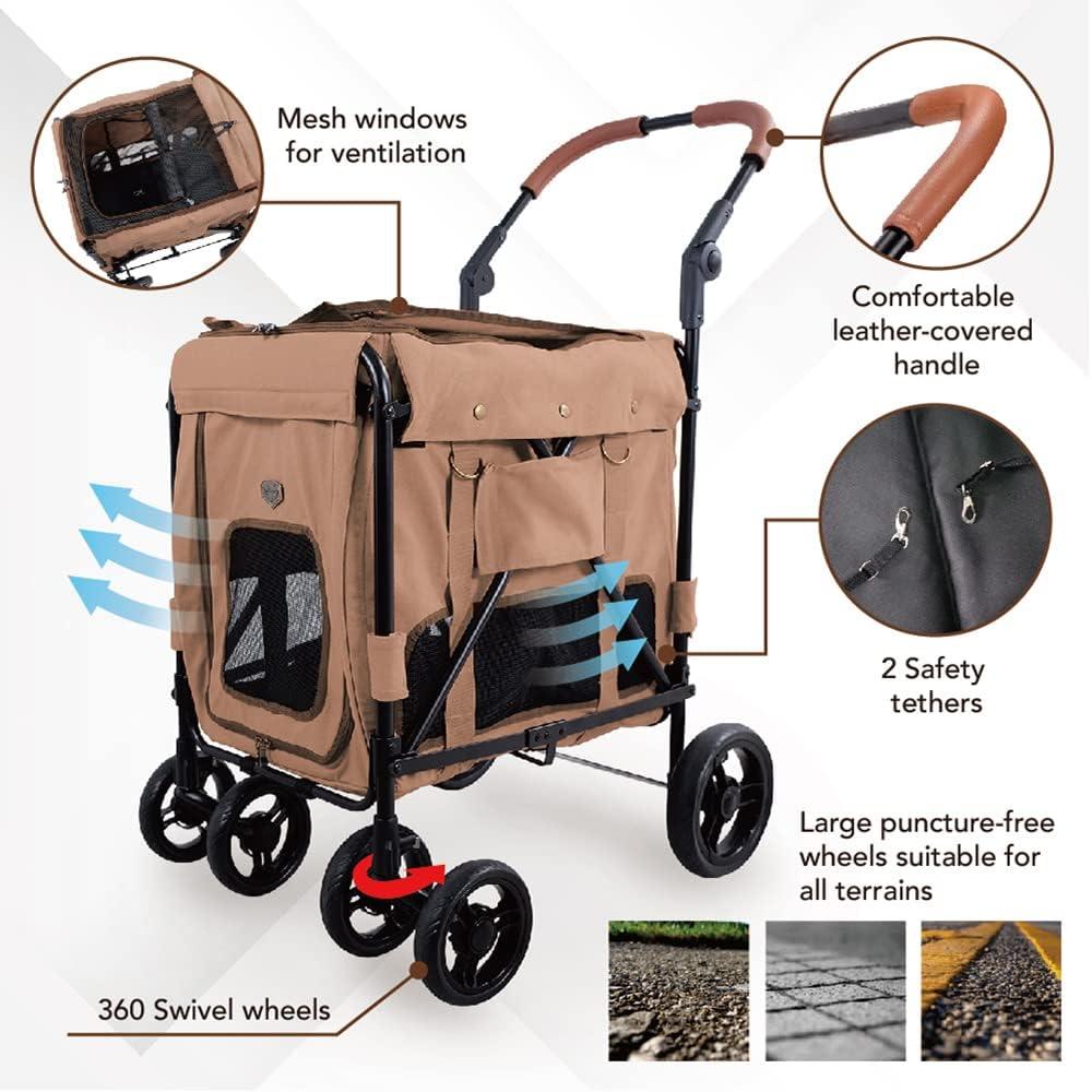 Ibiyaya Gentle Giant Pet Wagon - Dirty Peach