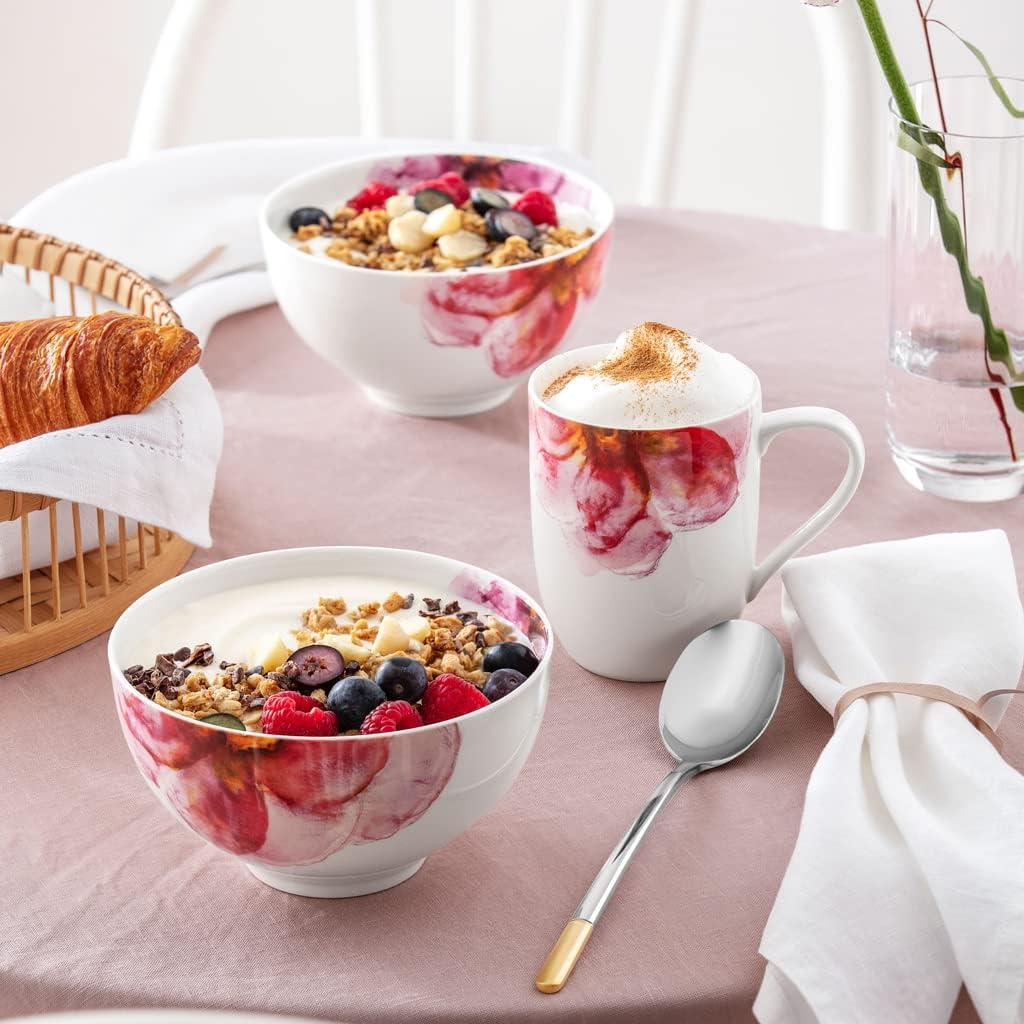 Spring Blossom Pink Ceramic Floral Mug