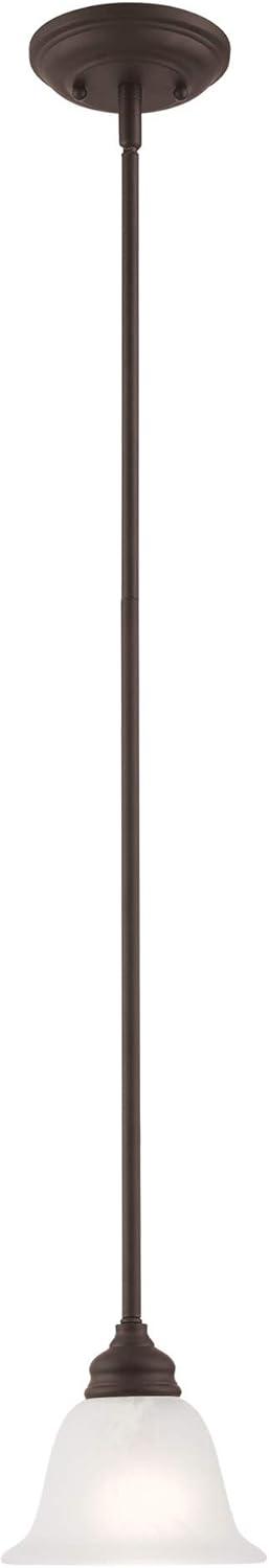 Livex Lighting Essex 1 - Light Pendant in  Brushed Nickel