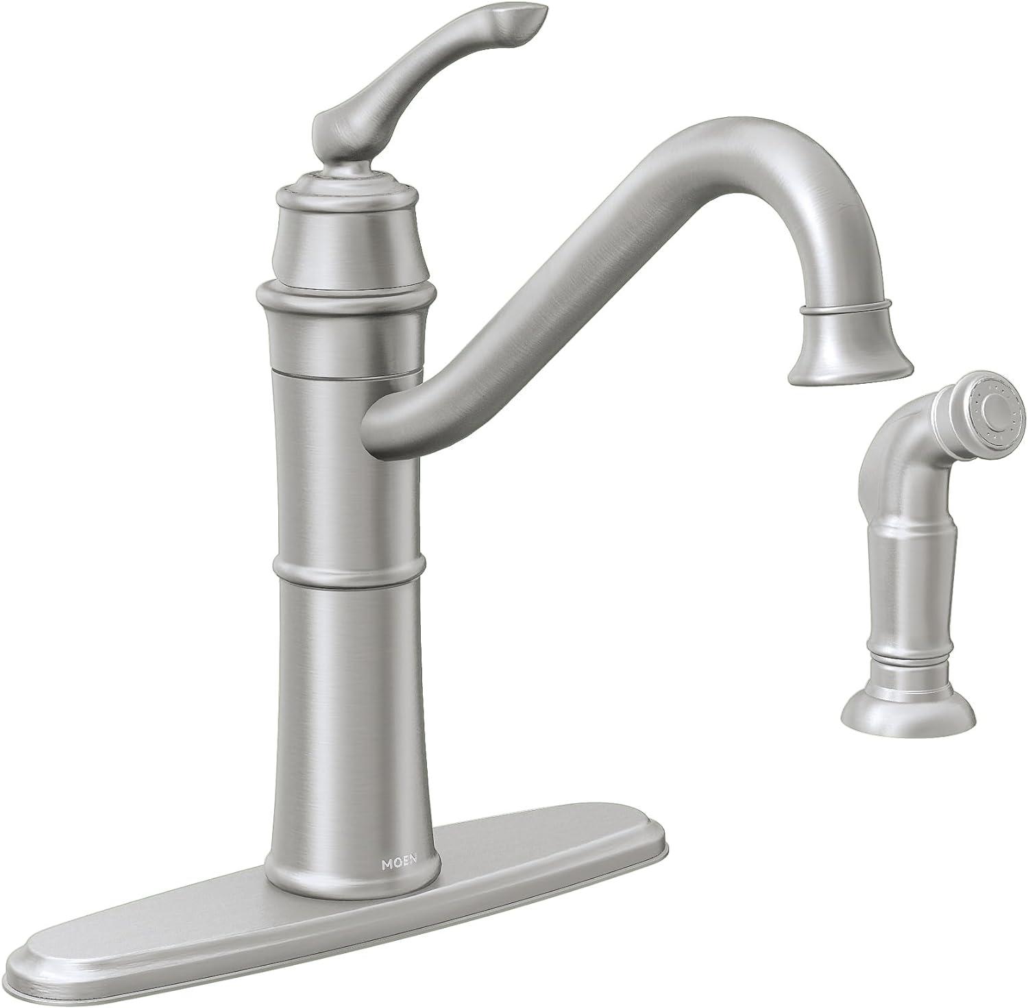 Wetherly Single Handle Kitchen Faucet with Side Spray