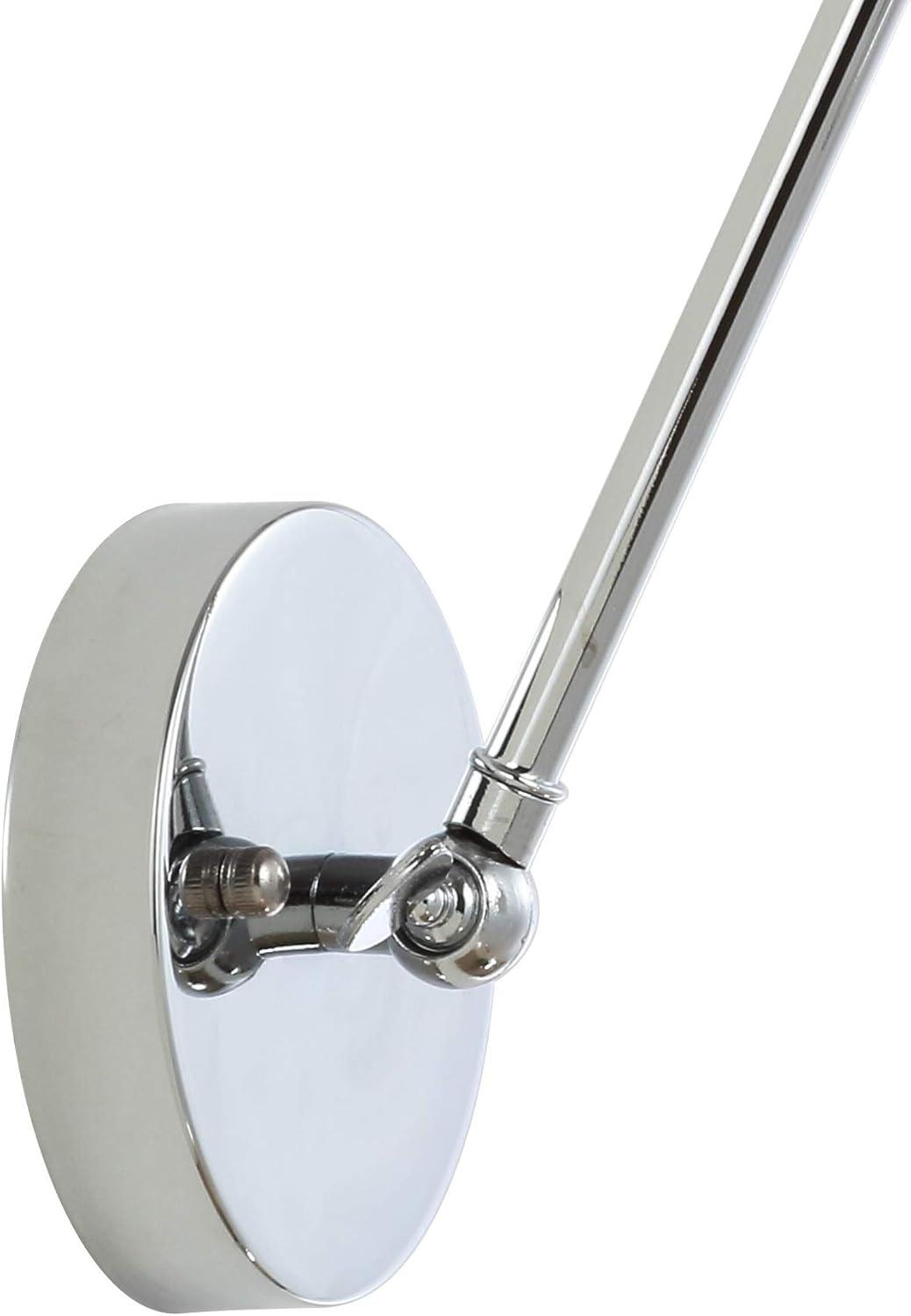 Rover 7" Chrome LED Swing Arm Wall Sconce - Polished Finish