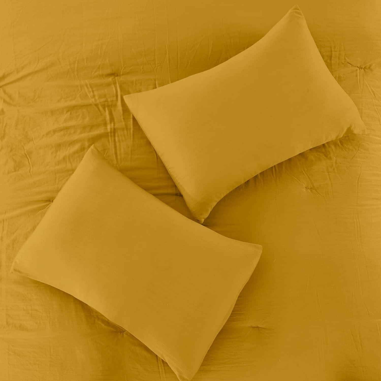 Modern Threads Modern Threads - Beck Comforter Set - Down Alternative Brushed Microfiber - Elegant All Season Bedspread Set - includes Comforter, Shams, & Decorative Pillow