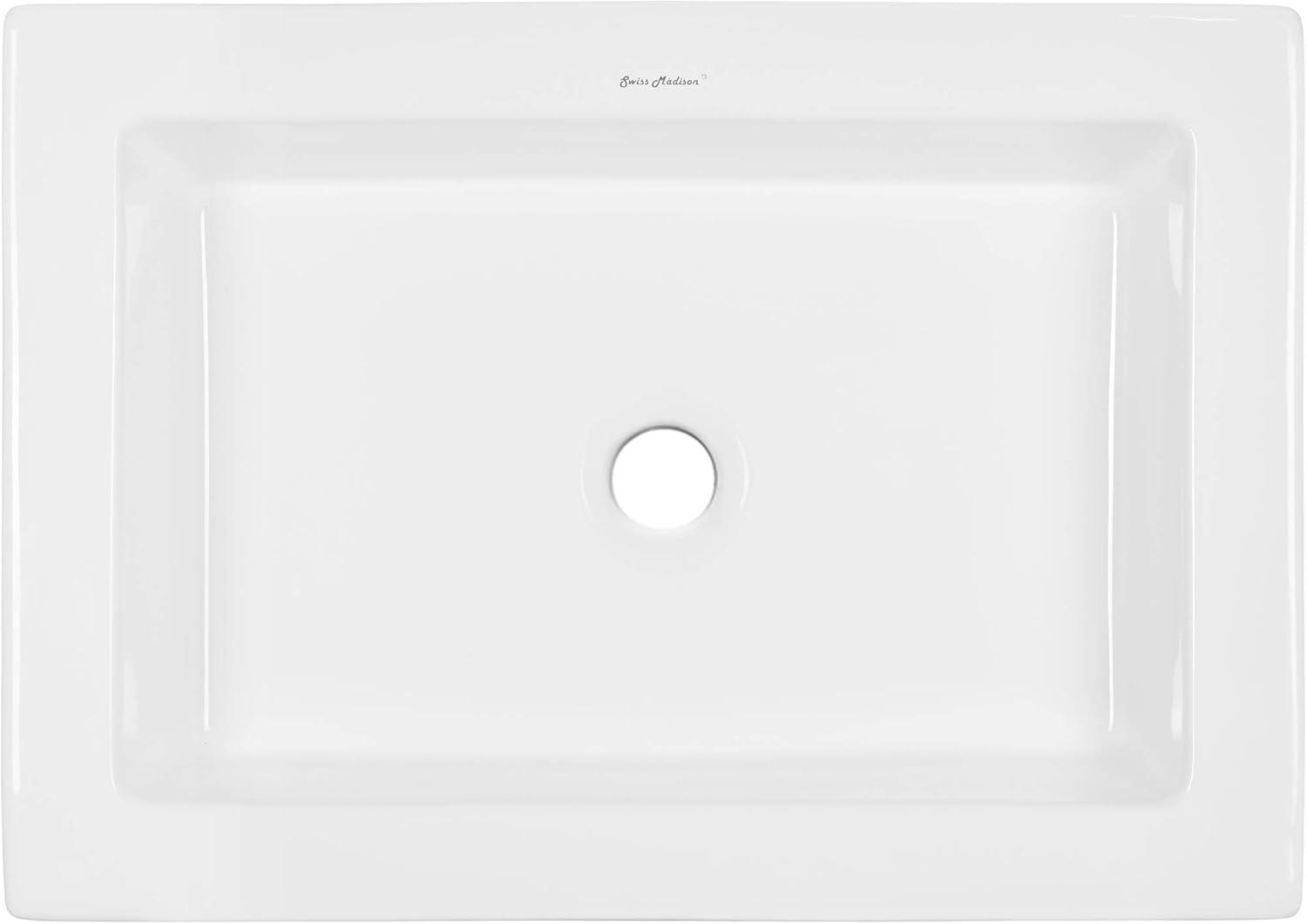 Voltaire Ceramic Rectangle Vessel Sink