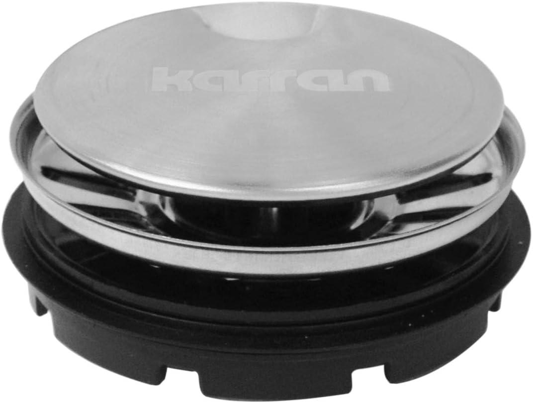 Karran 3-1/2 In. Kitchen Sink Decorative Disposal Flange in Stainless Steel