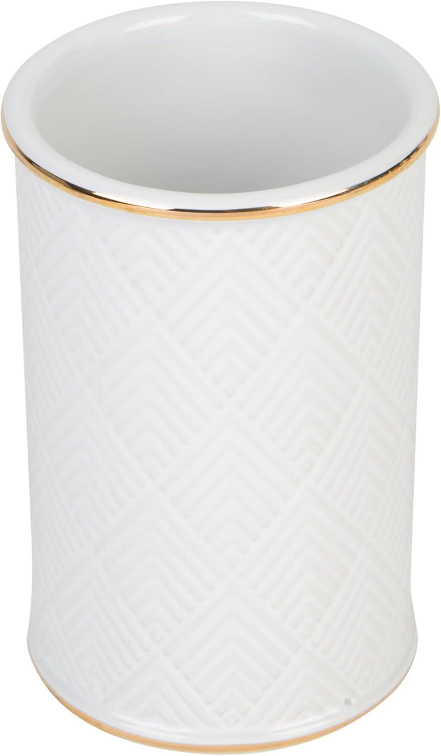 Elle Décor Ceramic Bathroom Accessories Ceramic / Porcelain Tumbler