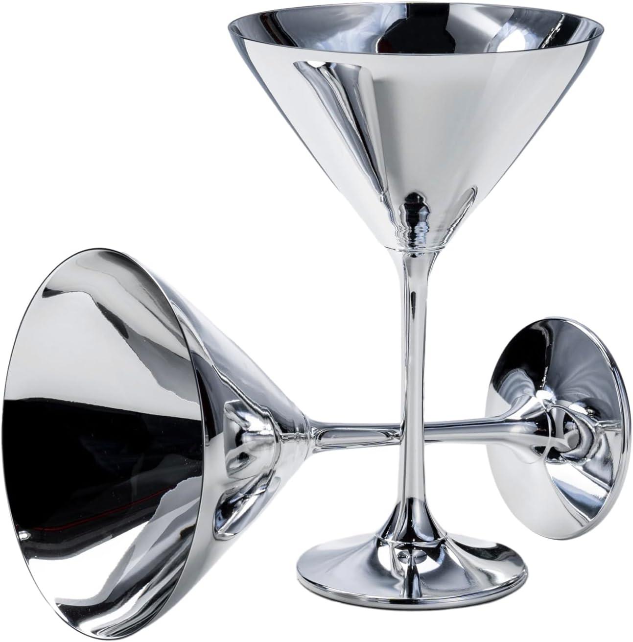 Allegany 4 - Piece 8 oz. Martini Glass Glassware Set