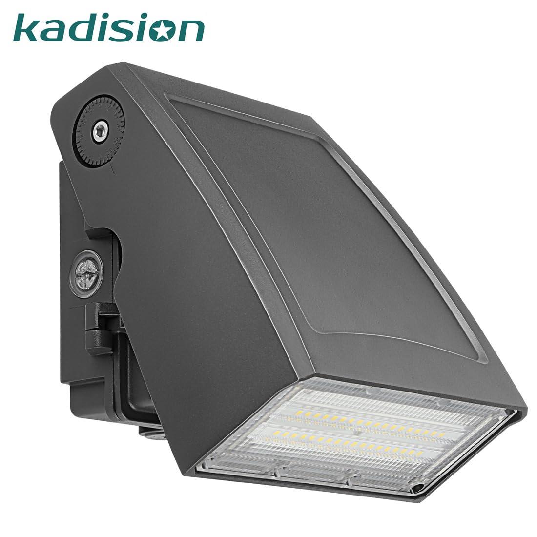 30W LED Wall Pack Light with Dusk-to-Dawn Photocell, Adjustable Head Waterproof Outdoor Lighting Fixture, 150-250W HPS/HID Replacement 5000K 3600lm