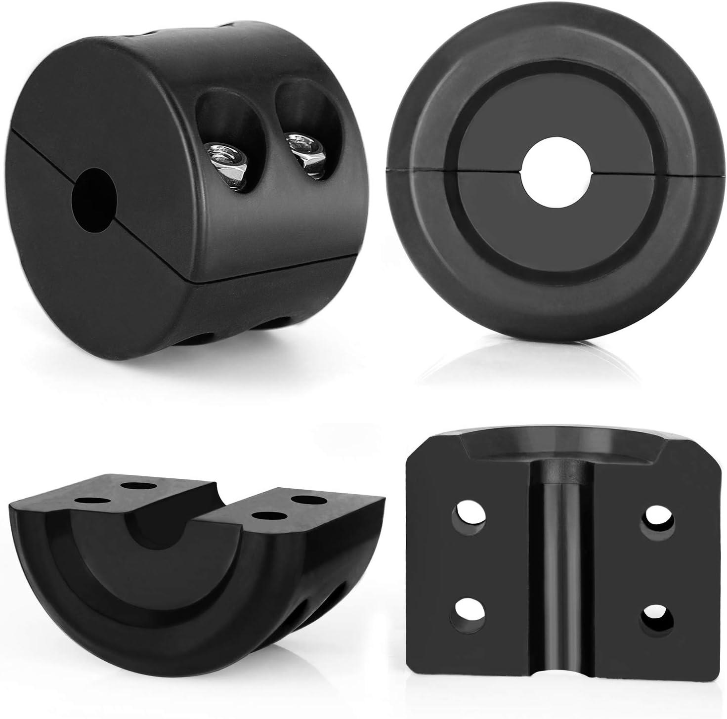 ATV UTV Winch Stopper Rubber Heavy Duty Cable Line Saver Waterproof Synthetic Rope Hook Allen Wrench Protect Hawse and Fairleads Quick Installation