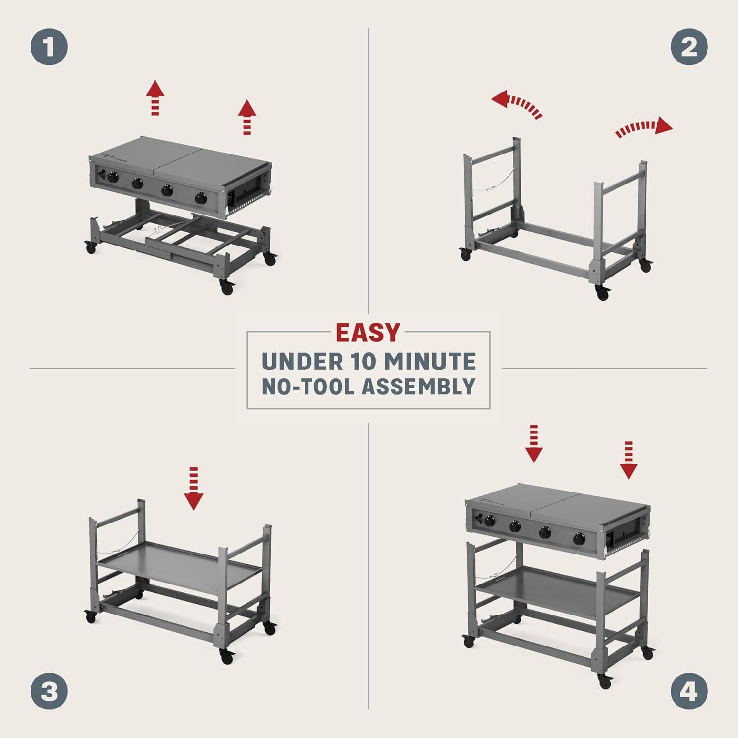 TYTUS Fresno 4 - Burner Gas Griddle