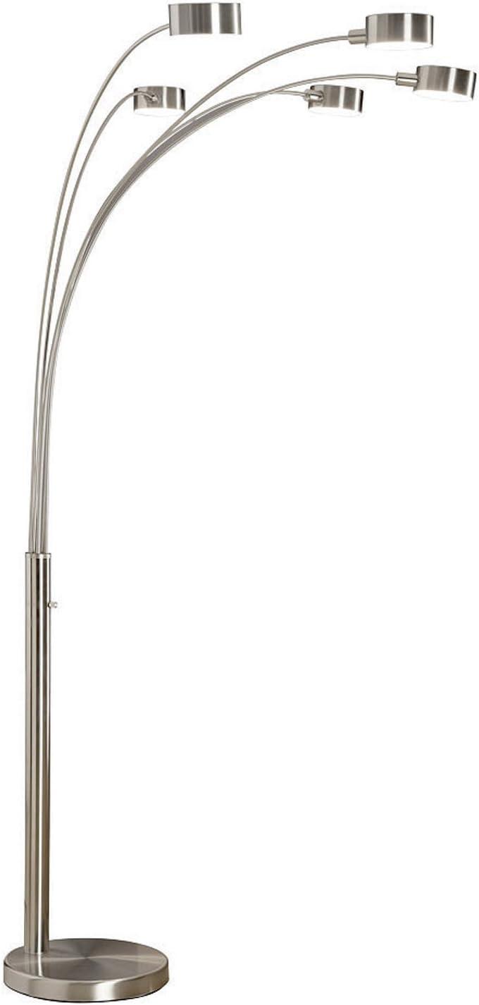 Alisson 88'' Brushed Nickel Tree Floor Lamp