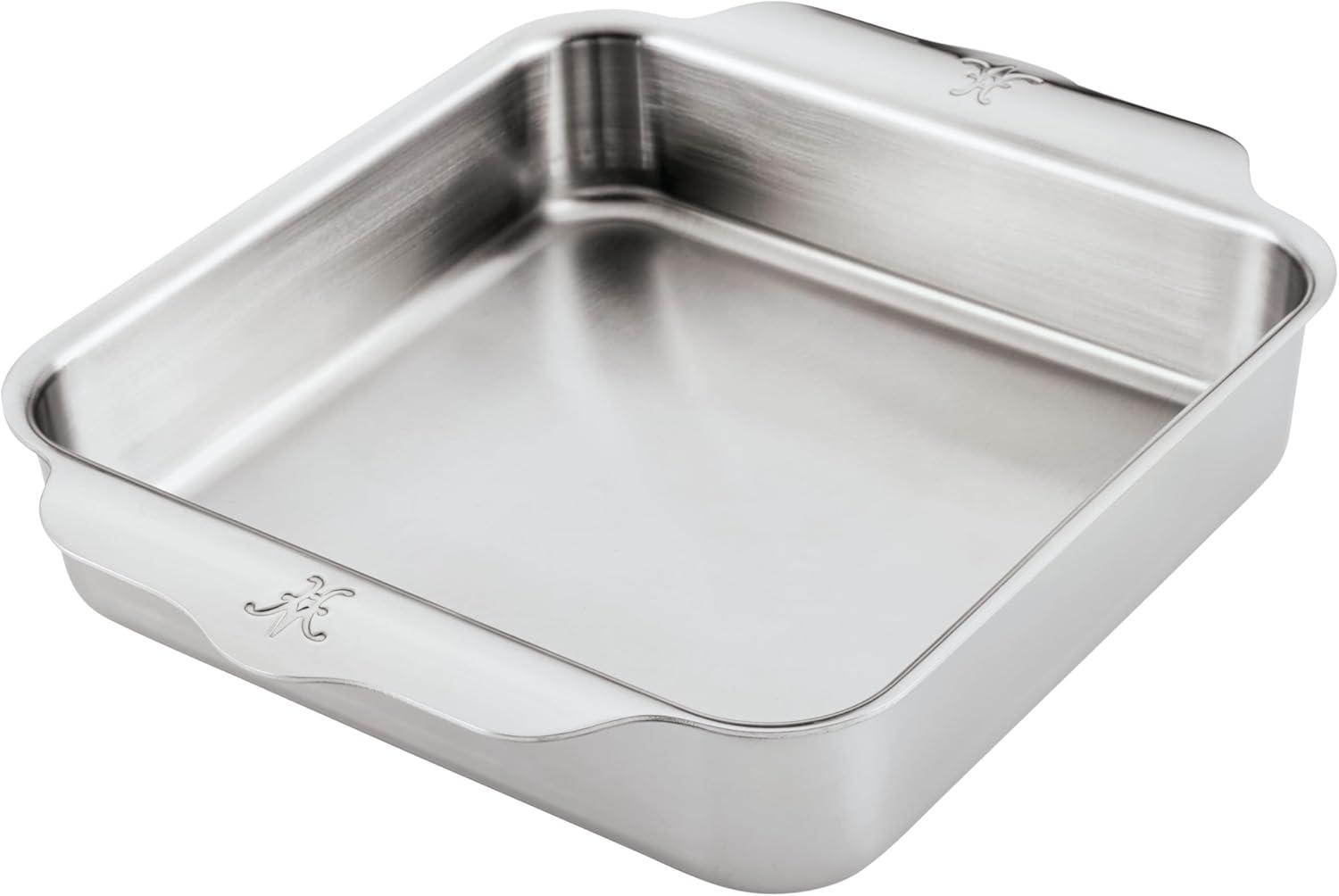 Hestan 8" x 8" Stainless Steel Square Baking Pan with Handles