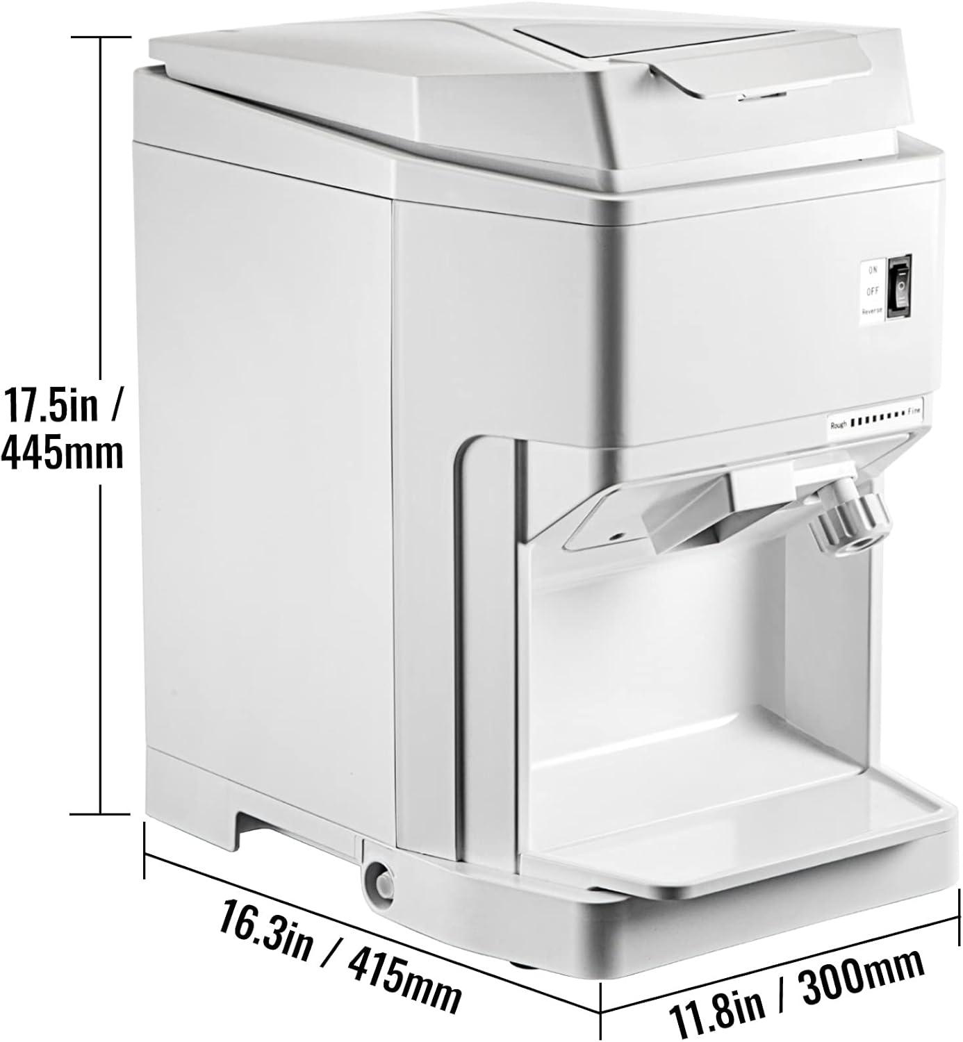VEVOR Nugget Ice Maker, 37Lbs In 24 Hrs, Manual Auto Refill Self Cleaning Countertop Ice Maker Portable Nugget Ice Maker With Scoop And Basket