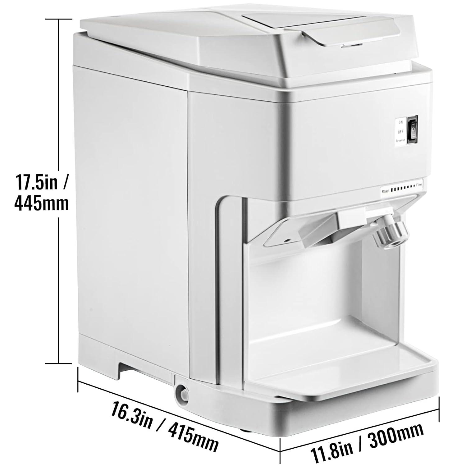 VEVOR Nugget Ice Maker, 37Lbs In 24 Hrs, Manual Auto Refill Self Cleaning Countertop Ice Maker Portable Nugget Ice Maker With Scoop And Basket