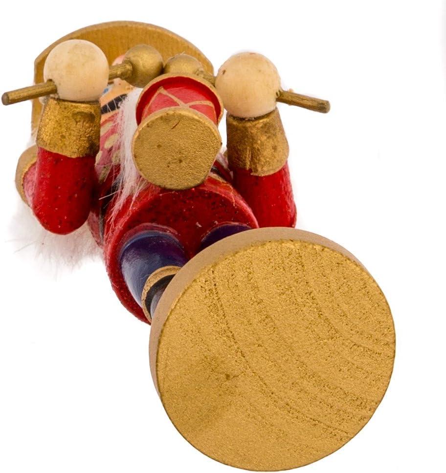 Kurt Adler Wooden Nutcracker Ornament 4-Piece Box Set, 5-Inch