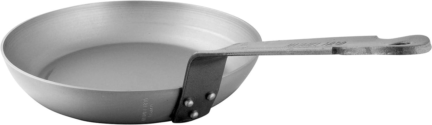 Mauviel Mauviel M'STEEL Black Carbon Steel Round Frying Pan With Iron Handle