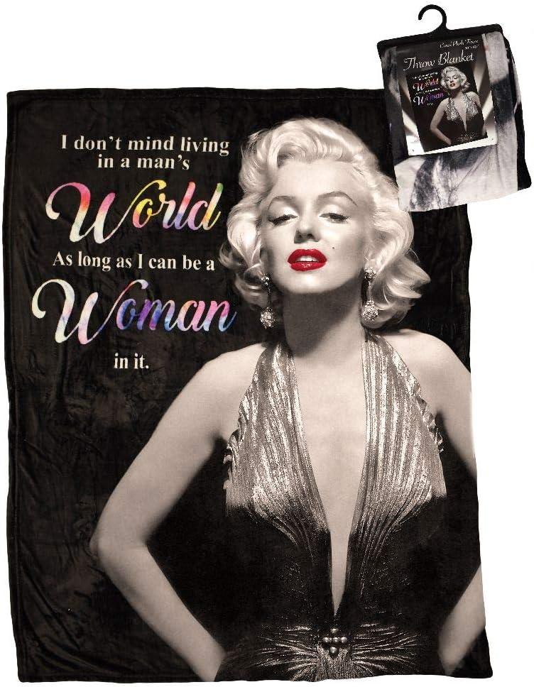 Midsouth Products Norma Jeane as Marilyn Throw Blanket 50" X 60" Women's World