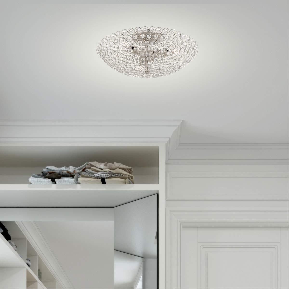 Livex Lighting Cassandra 3 - Light Flush Mount in  Brushed Nickel