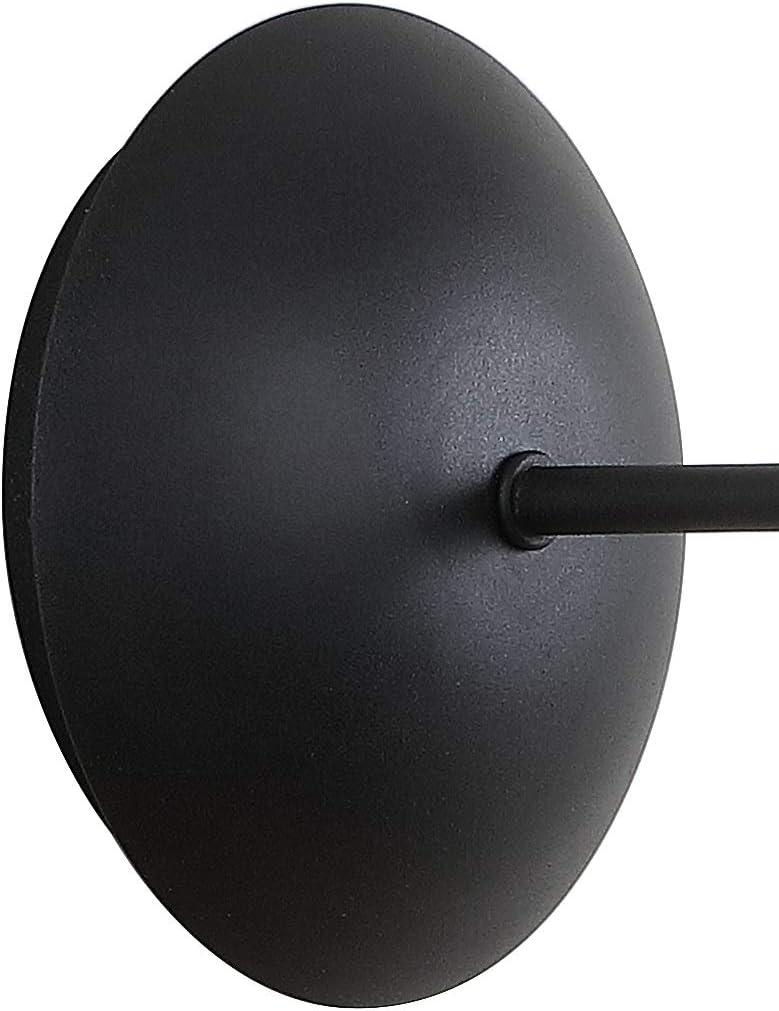 Josef 10" Iron Retro LED Wall Sconce, Black