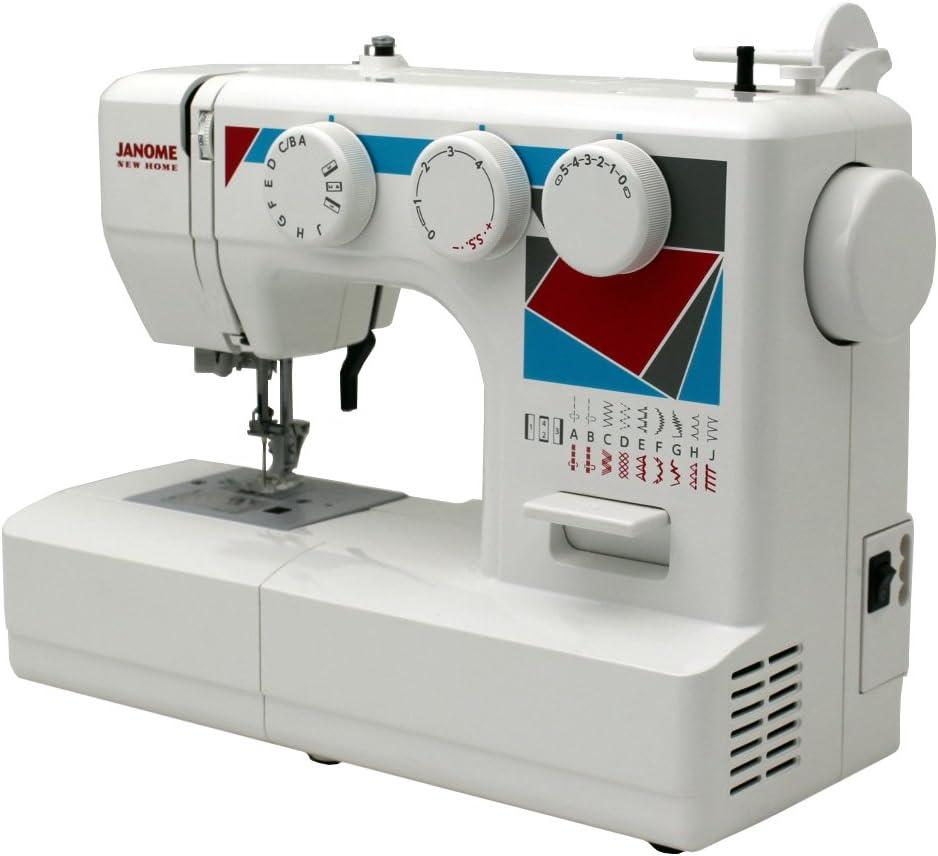 White Computerized Sewing Machine with Automatic Needle Threader