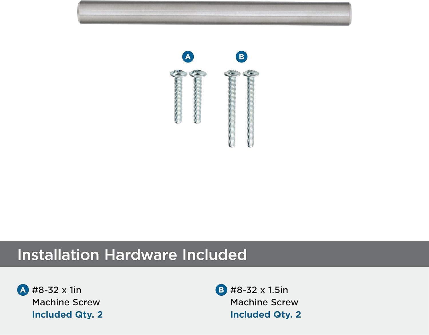 Amerock Bar Pulls 3 inch (76mm) Center-to-Center Stainless Steel Cabinet Pull