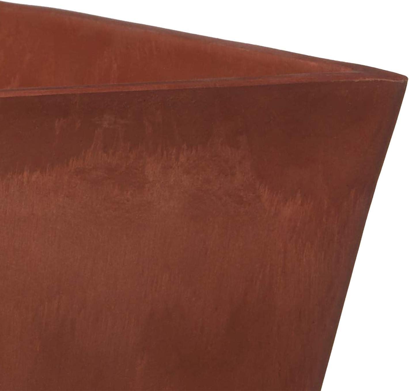 Terra Cotta 12" Recycled Composite Square Planter