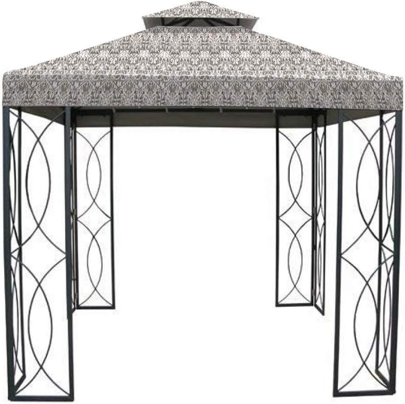 Garden Winds Replacement Canopy Top Cover for the Garden Treasures 8' x 8' Gazebo -Standard 350 - Damask Beige