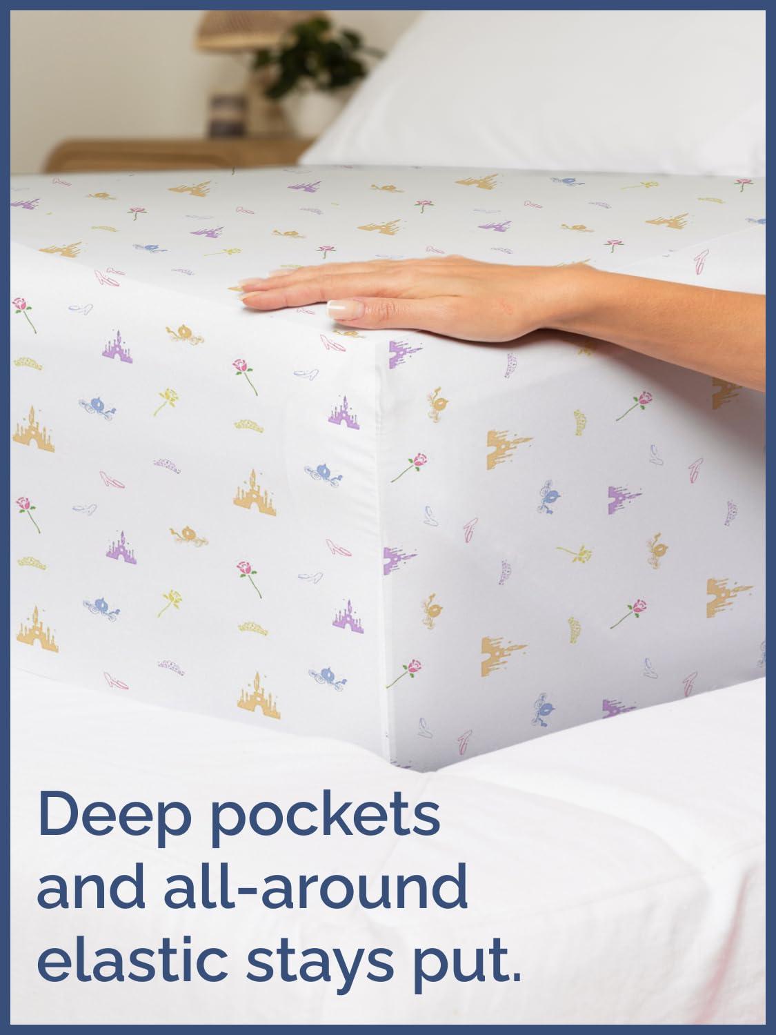 CGK Linens 4 Piece Kids Microfiber Sheet Set - Wrinkle Free - Cute, Cozy, Soft