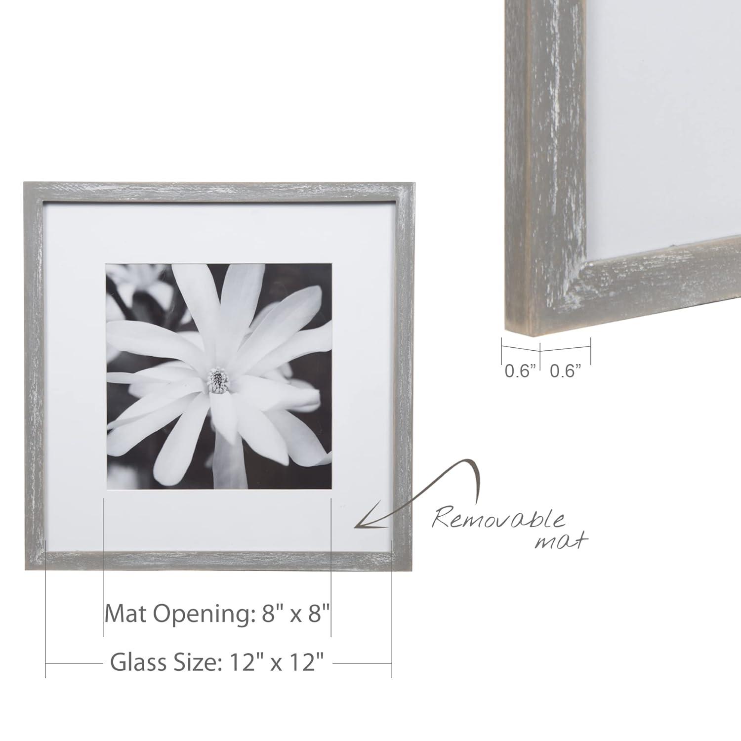 Gallery Perfect Gallery Perfect 12" x 12" Wall Mount Matted Picture Frame - (Set of 9)