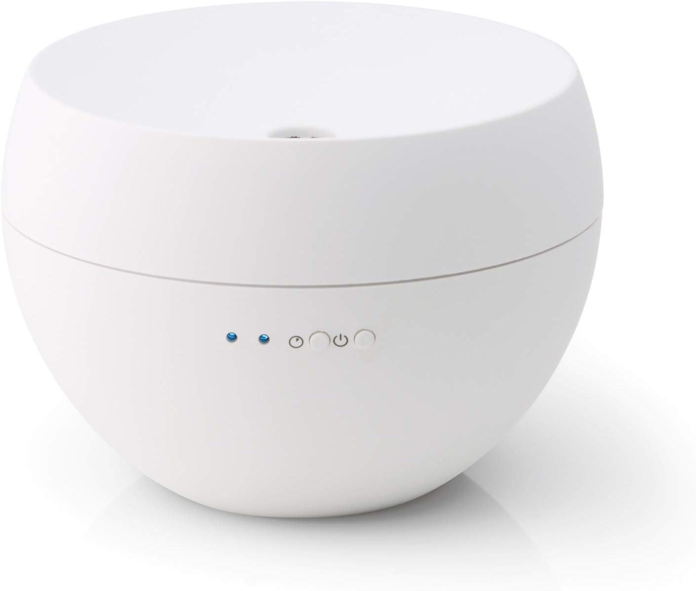 Stadler Form Aromatherapy Oil Diffuser White: Ultrasonic Scent Diffuser, Cordless, USB Powered, Intermittent Setting