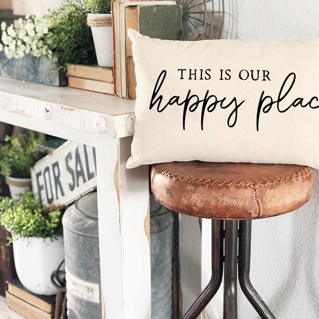 PANDICORN Welcome Throw Pillow Covers 12x20 Inch Modern Farmhouse Outdoor Front Porch Patio Decorations Lumbar Decorative Throw Pillows Cases Cushion Covers for Home Living Room Bedroom Couch Decor