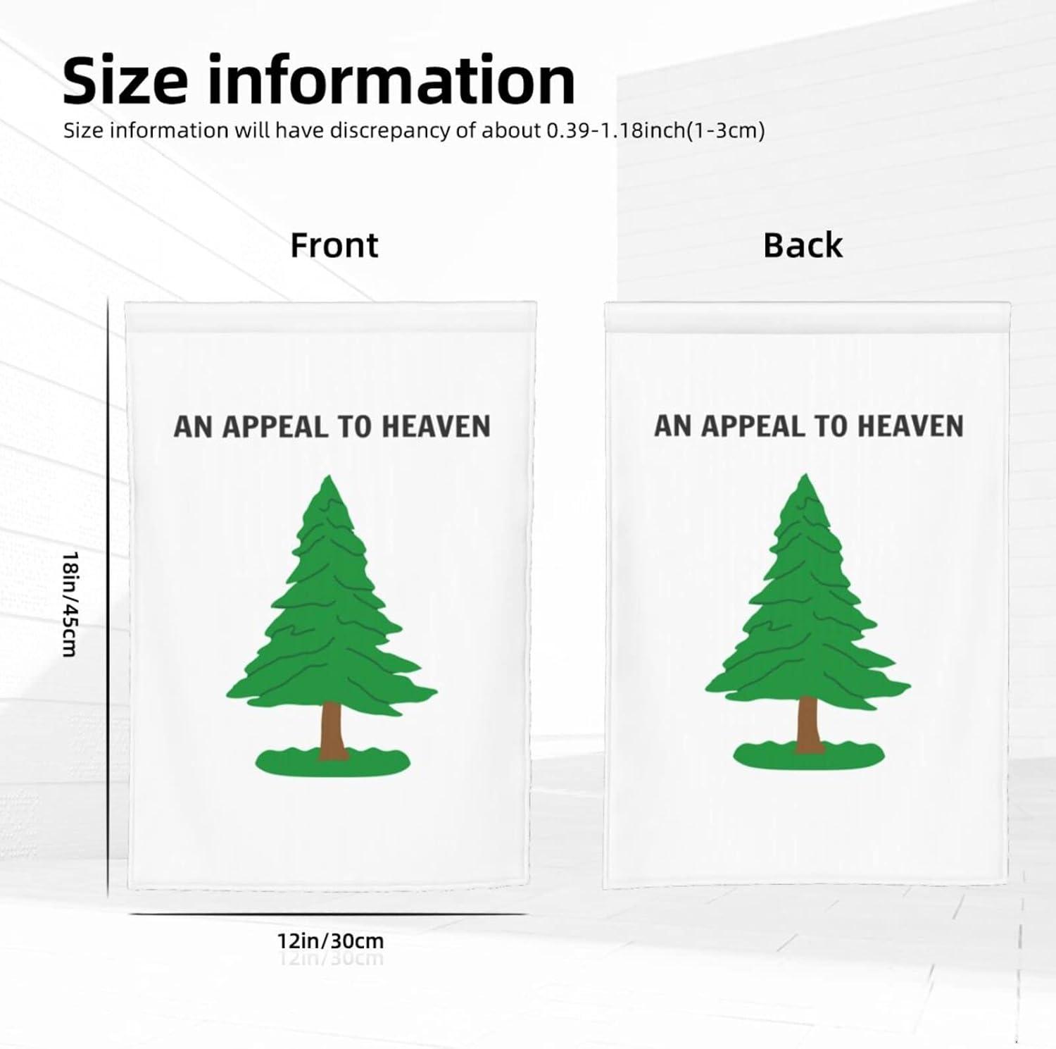 White and Green Patriotic Polyester Garden Flag 12x18 Inch