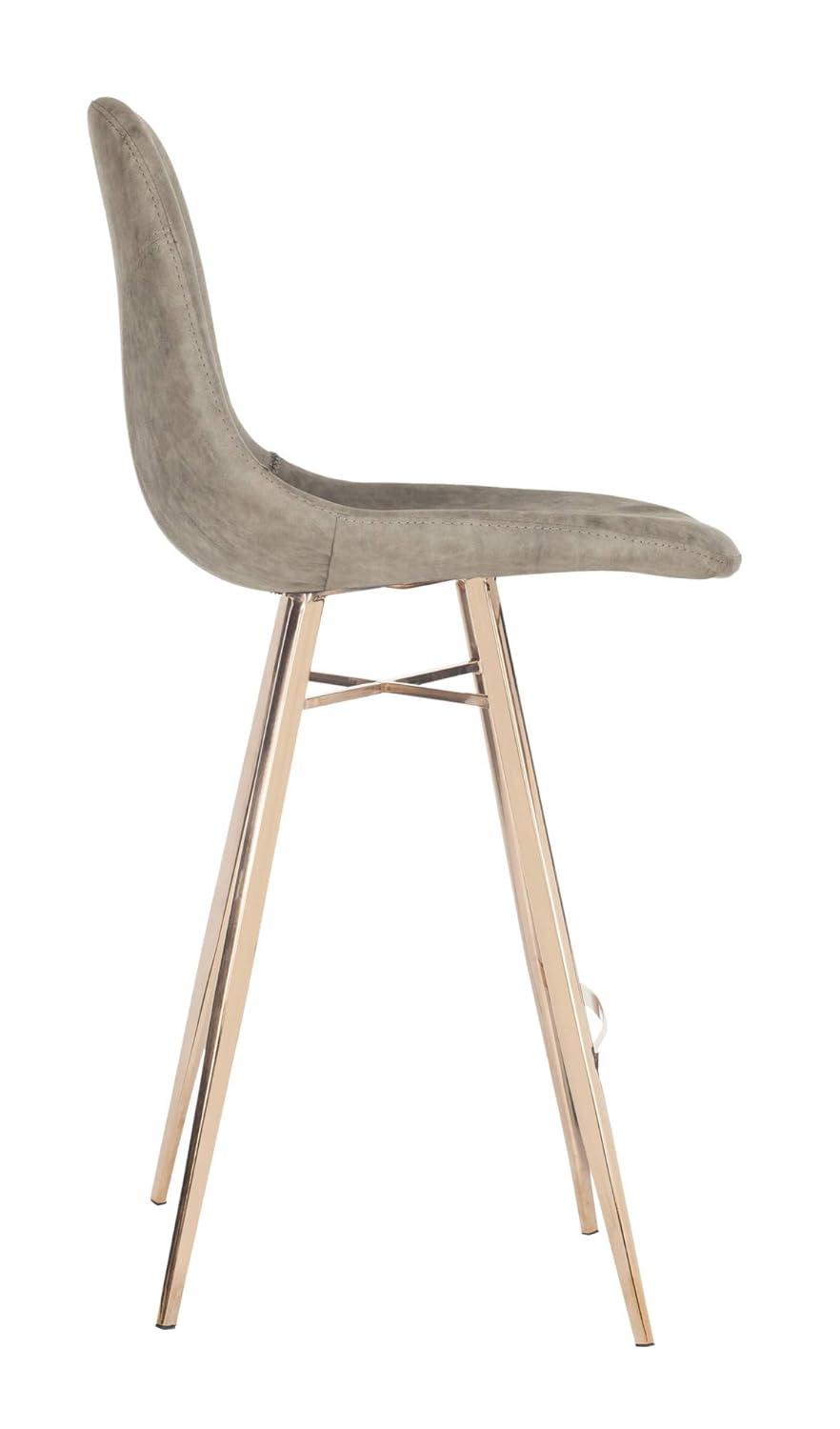 Mathison Counter Stool - FOX3012 - Brown/Copper - Safavieh Couture
