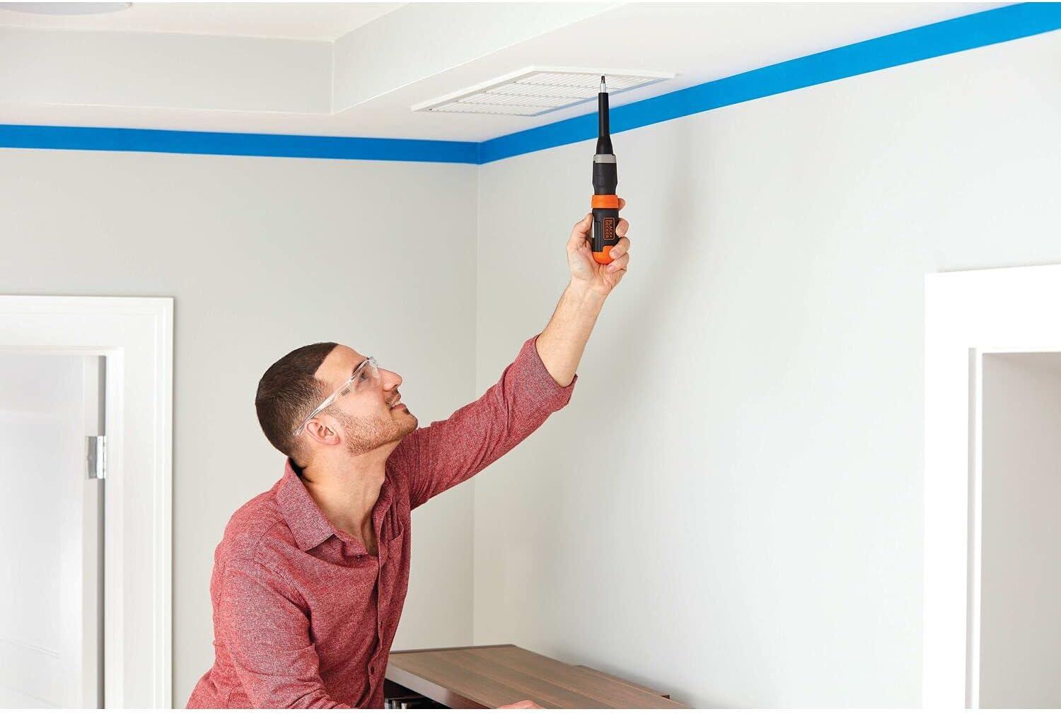 BLACK+DECKER 6V Alkaline Screwdriver, Bcf601Aa