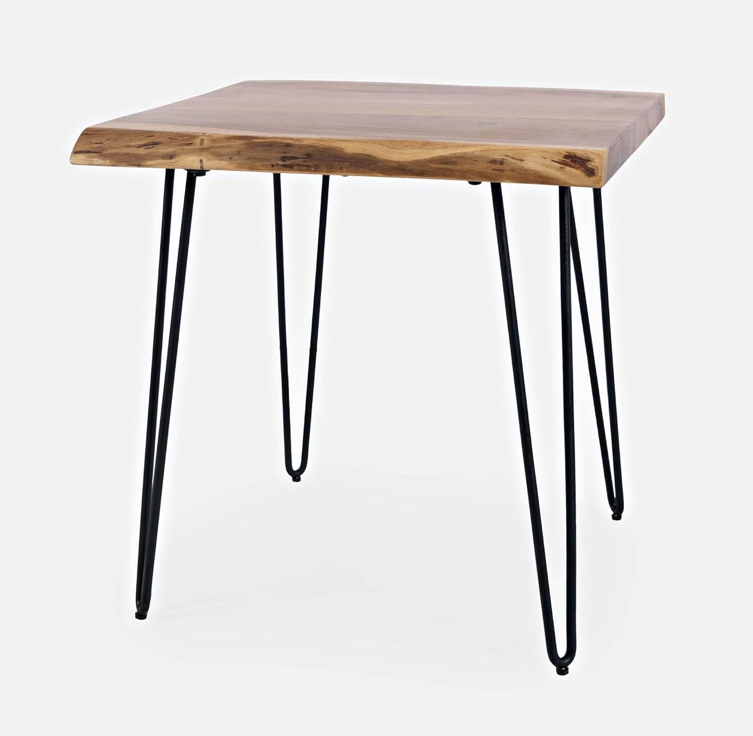 Jofran,Nature's Edge 24'' Solid Acacia Square End Table