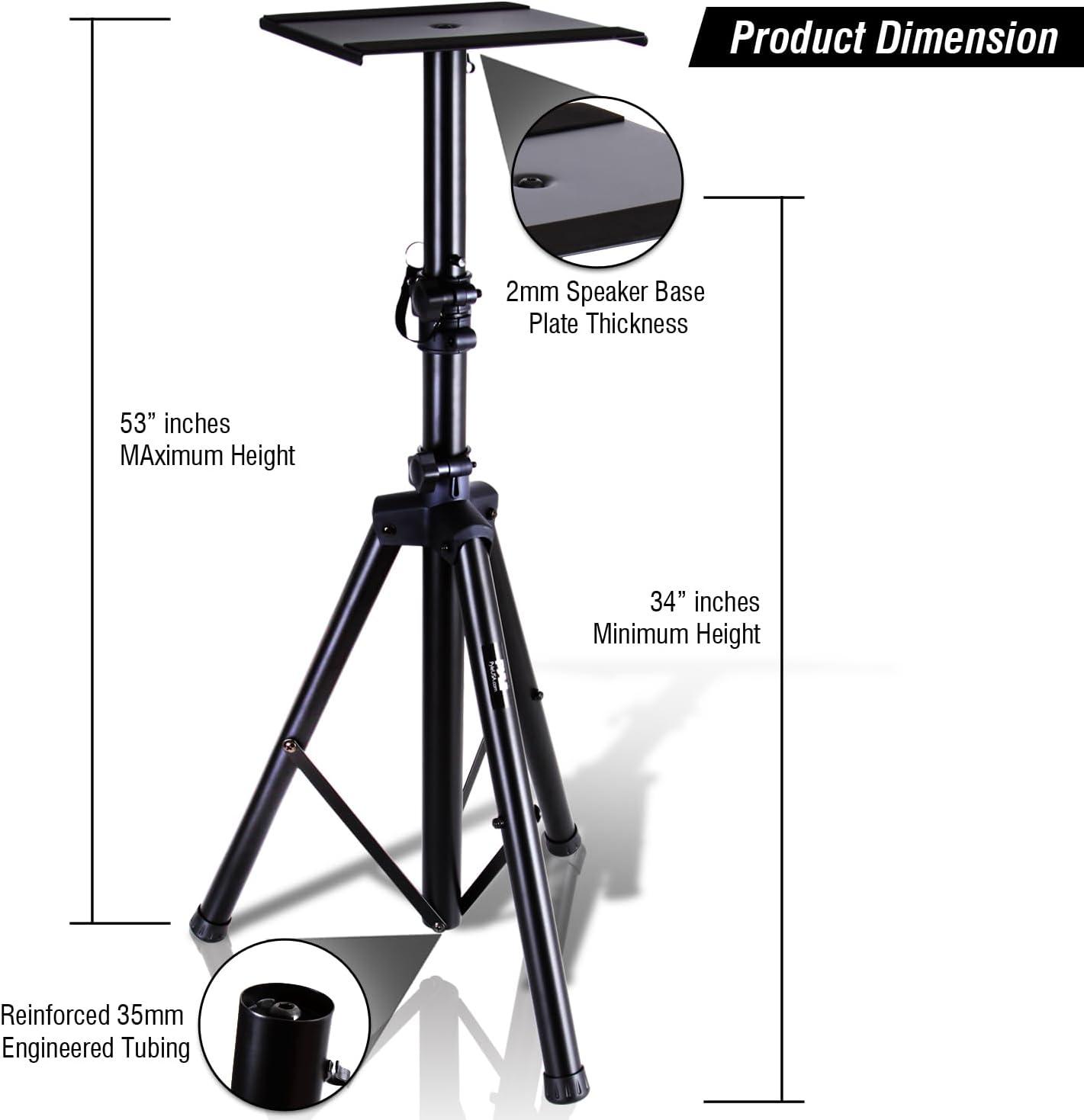 Pyle 53'' Adjustable Height Speaker Stand