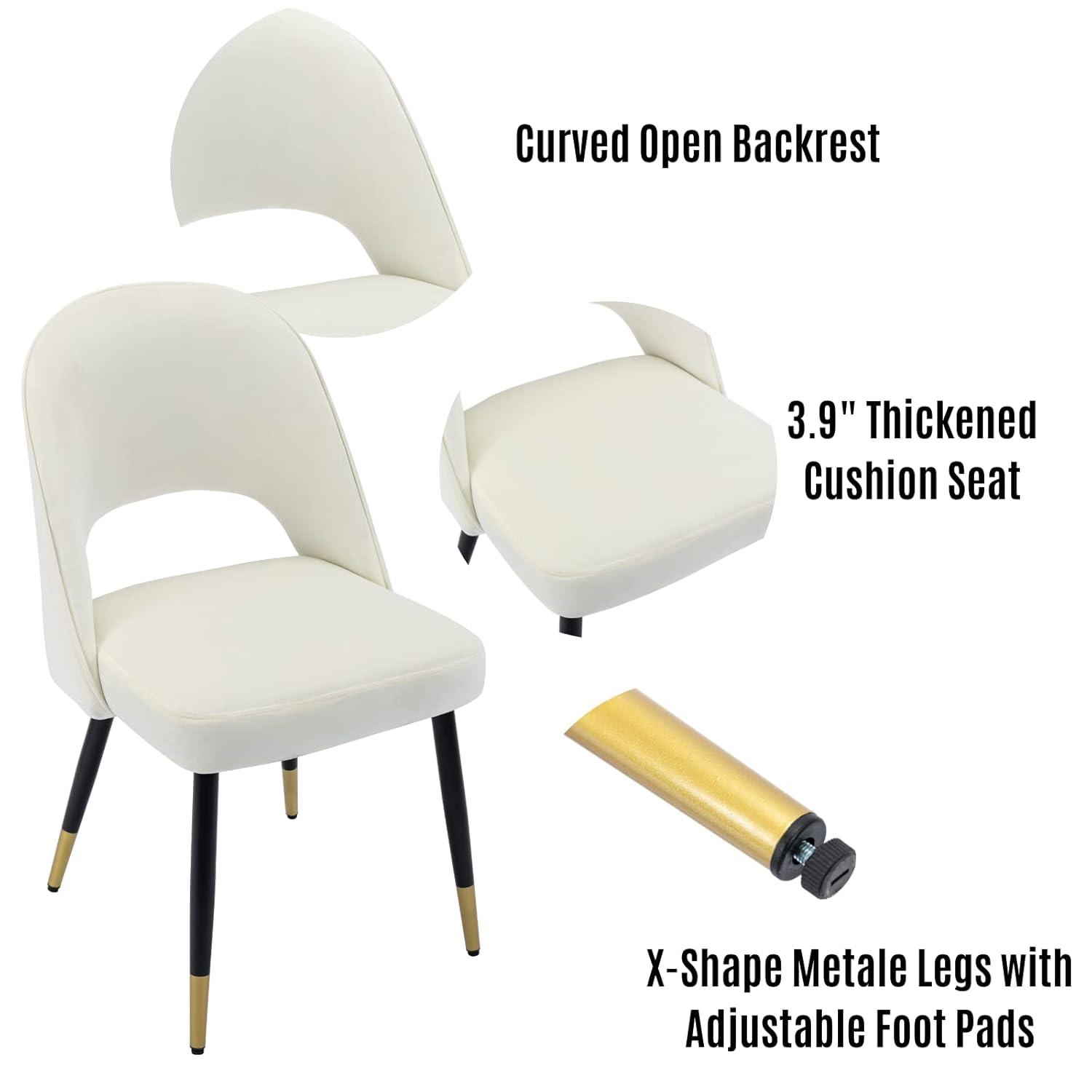 Mercer41 Volena 19.1'' H Velvet Upholstered Side Chair (Set of 2)