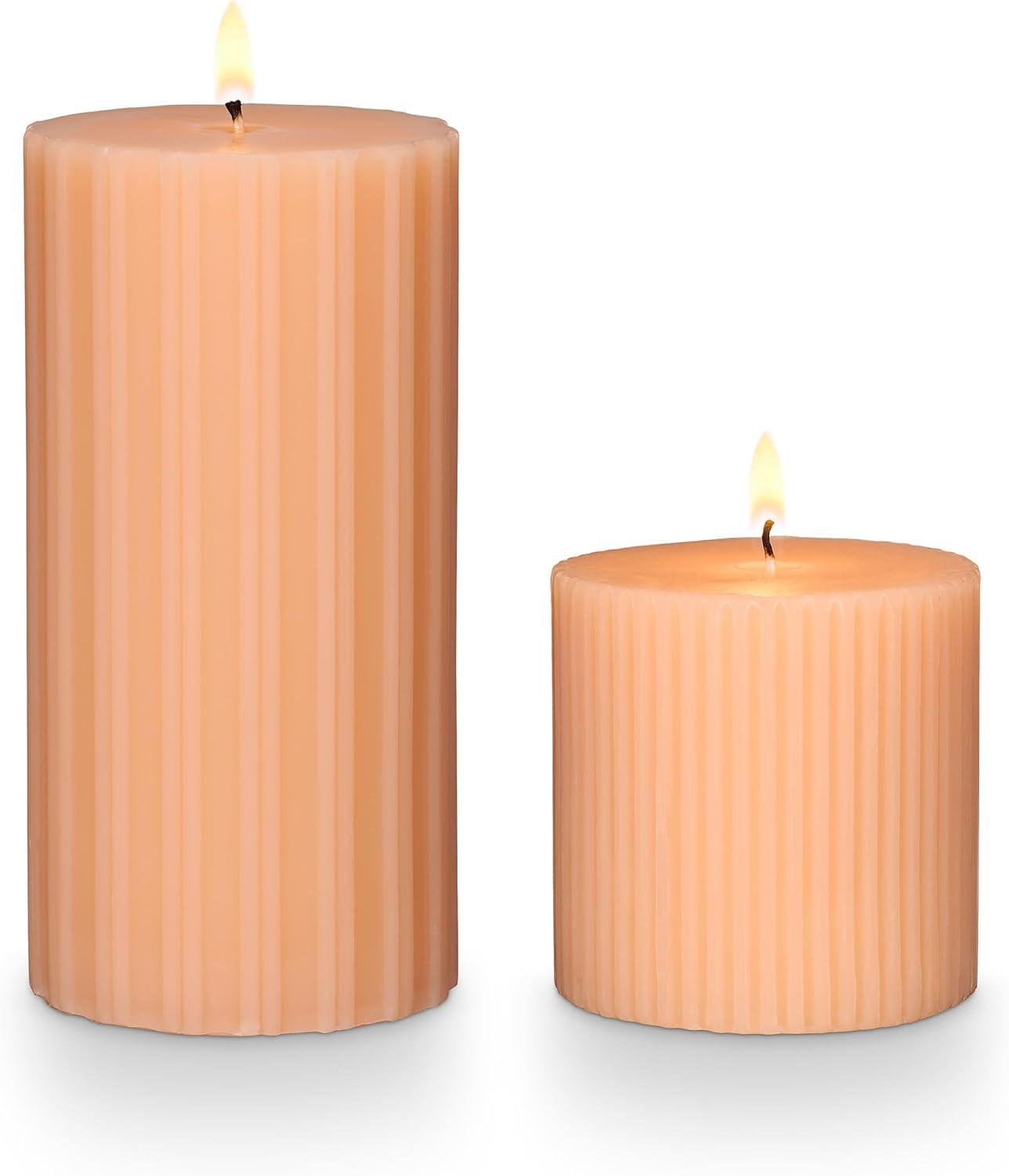 Selin Paloma Petal Pillar Candle