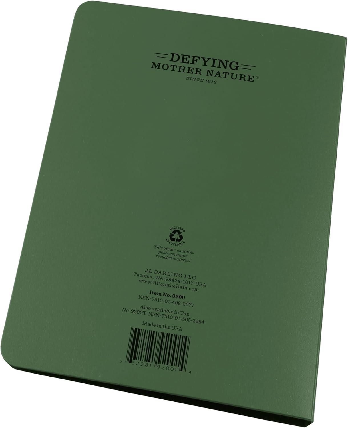 Manufacturer Varies Ring Binder,Green,Round Ring 9200