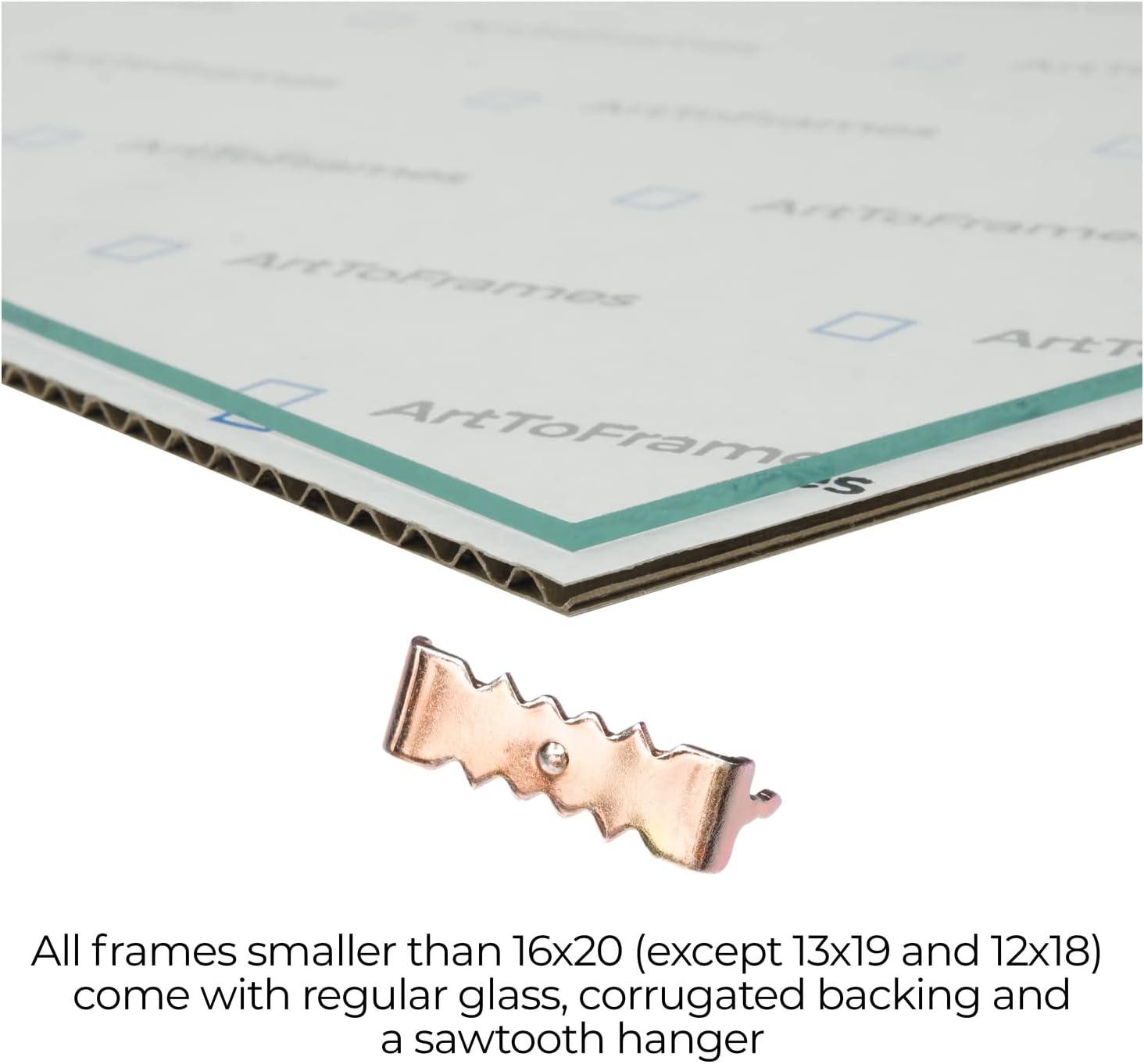 ArtToFrames 10x20 Inch White Picture Frame, This 1.5" Custom Wood Poster Frame is Off White Wash Barnwood Style Frame, for Your Art or Photos - Comes with Regular Glass, WOM0066-56673-YWHT-10x20