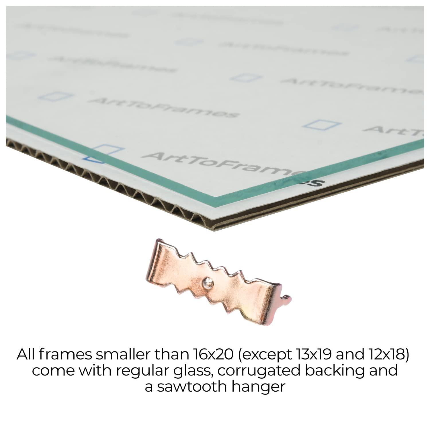 ArtToFrames 10x20 Inch White Picture Frame, This 1.5" Custom Wood Poster Frame is Off White Wash Barnwood Style Frame, for Your Art or Photos - Comes with Regular Glass, WOM0066-56673-YWHT-10x20