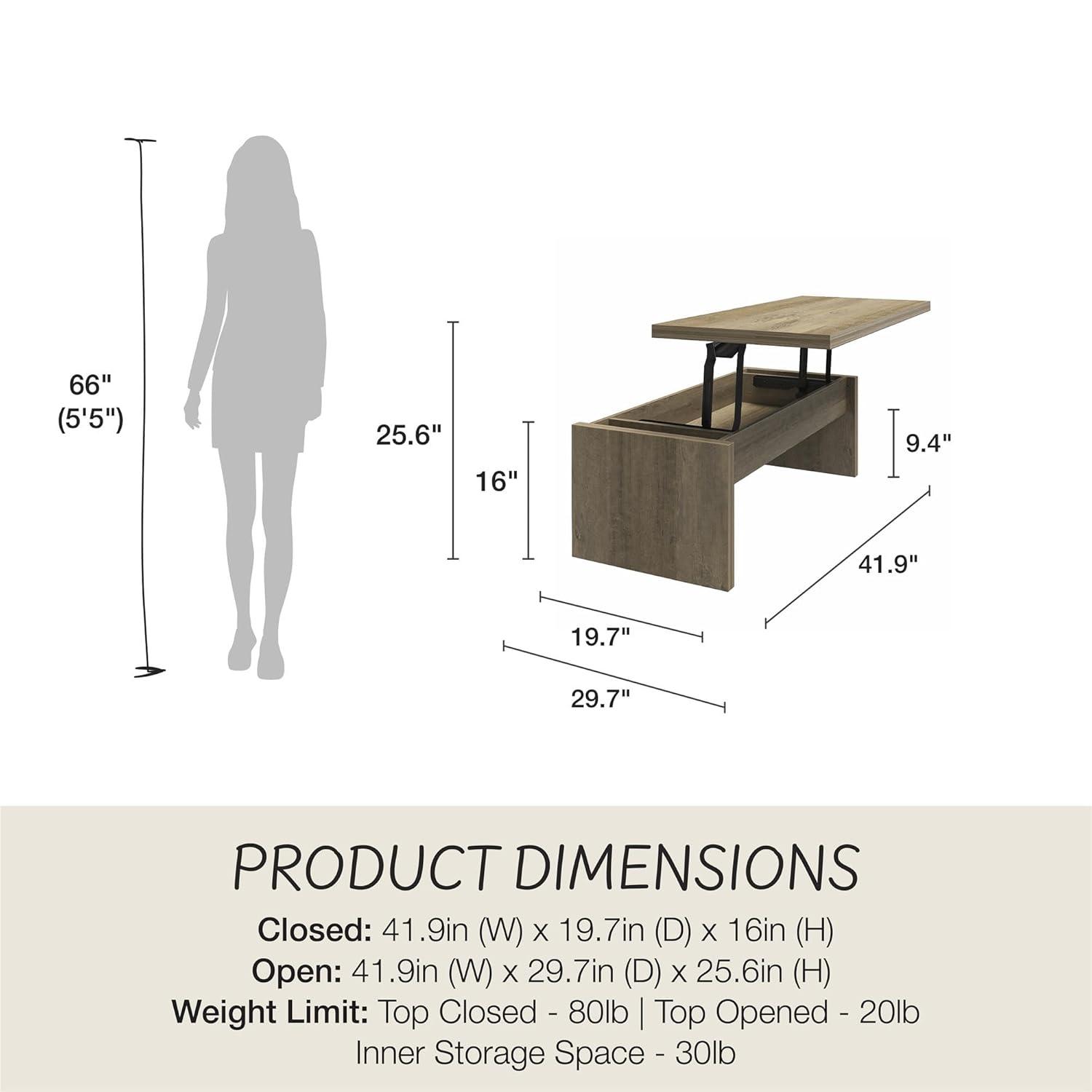 Winston Lift Top Coffee Table