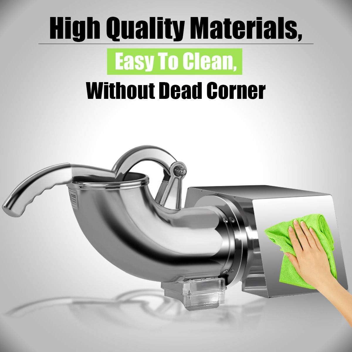 Costzon Commercial Snow Cone Machine, 440lbs/H Stainless Steel Ice Shaver with Dual Blades, 110V Electric Snow Cone Maker, Shaved Ice Machine with Safety On/Off Switch for Home, Party, Restaurant, Bar