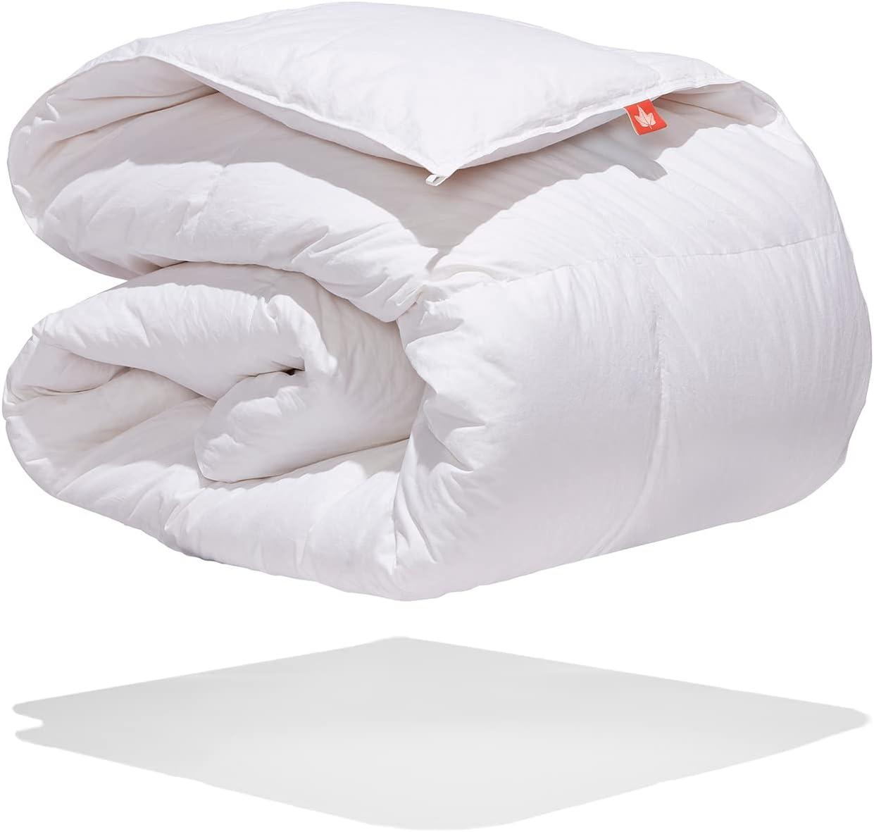 Queen Size White Cotton Duck Down Duvet