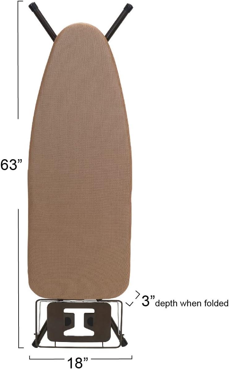Household Essentials Mega Wide Top Ironing Board 4 Legs Antique Bronze Frame